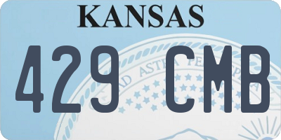 KS license plate 429CMB