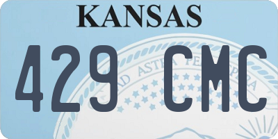 KS license plate 429CMC