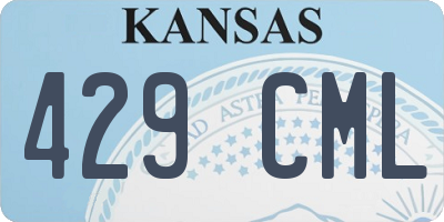 KS license plate 429CML