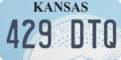 KS license plate 429DTQ
