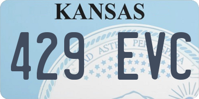 KS license plate 429EVC