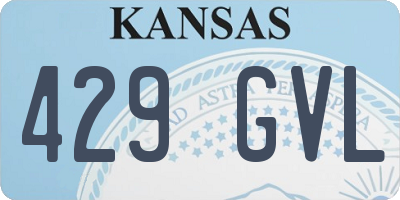 KS license plate 429GVL