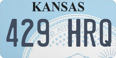 KS license plate 429HRQ