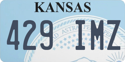 KS license plate 429IMZ
