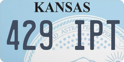 KS license plate 429IPT