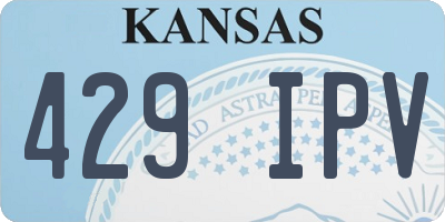 KS license plate 429IPV