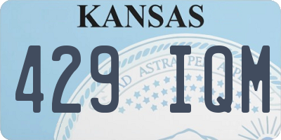 KS license plate 429IQM