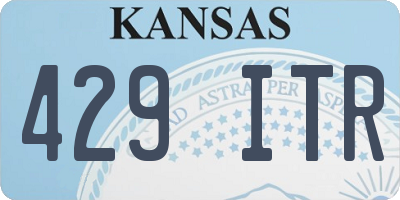KS license plate 429ITR
