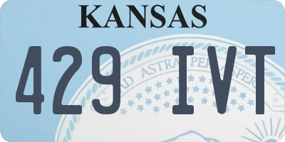 KS license plate 429IVT