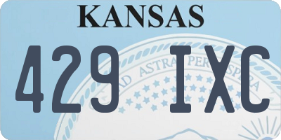 KS license plate 429IXC