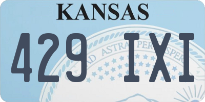 KS license plate 429IXI
