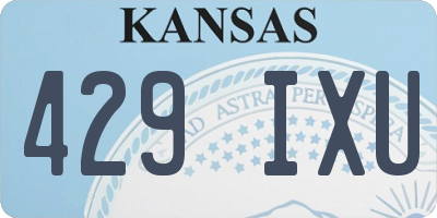 KS license plate 429IXU
