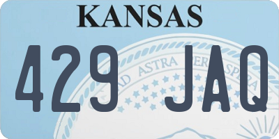 KS license plate 429JAQ