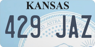 KS license plate 429JAZ