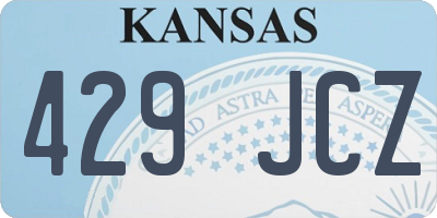 KS license plate 429JCZ
