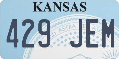 KS license plate 429JEM
