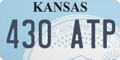 KS license plate 430ATP