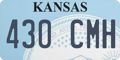 KS license plate 430CMH