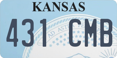 KS license plate 431CMB