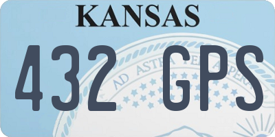 KS license plate 432GPS