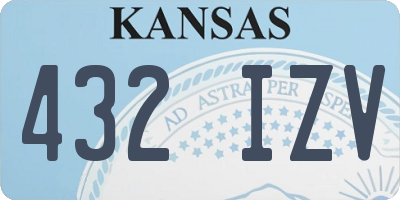 KS license plate 432IZV