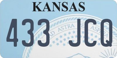 KS license plate 433JCQ