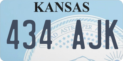 KS license plate 434AJK