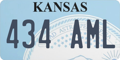 KS license plate 434AML