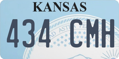 KS license plate 434CMH