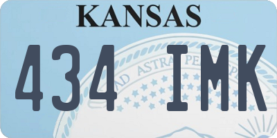 KS license plate 434IMK