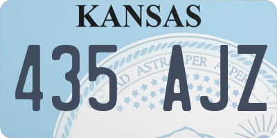 KS license plate 435AJZ