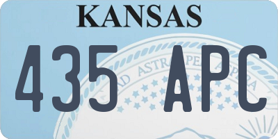 KS license plate 435APC