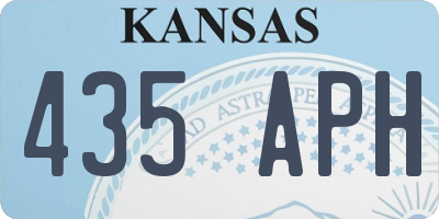 KS license plate 435APH