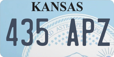 KS license plate 435APZ