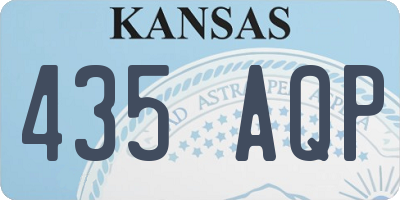 KS license plate 435AQP