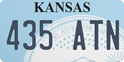 KS license plate 435ATN