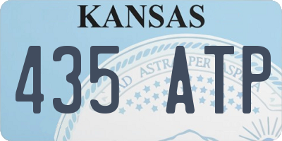 KS license plate 435ATP