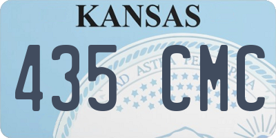 KS license plate 435CMC