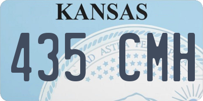 KS license plate 435CMH