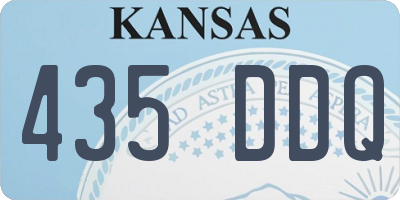 KS license plate 435DDQ