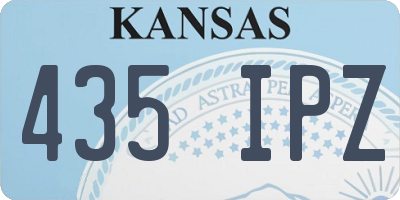 KS license plate 435IPZ