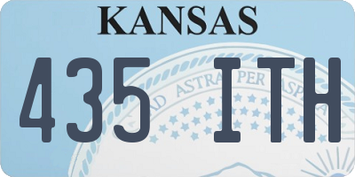 KS license plate 435ITH