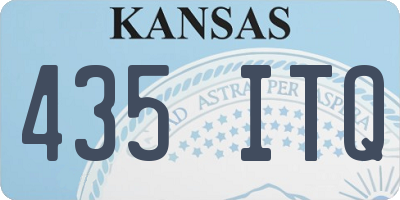 KS license plate 435ITQ