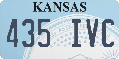 KS license plate 435IVC