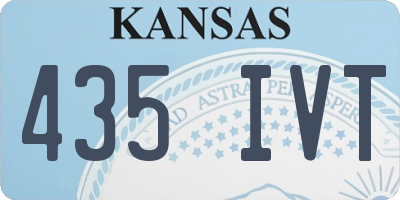 KS license plate 435IVT
