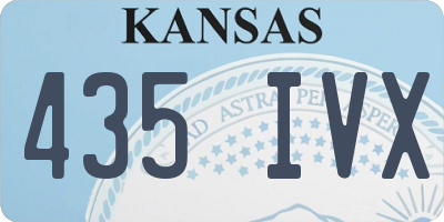 KS license plate 435IVX