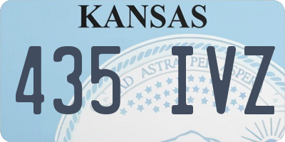 KS license plate 435IVZ