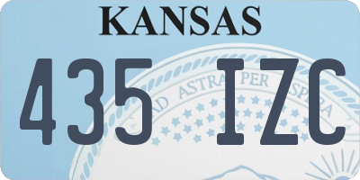 KS license plate 435IZC