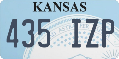 KS license plate 435IZP