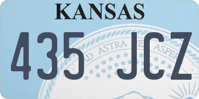 KS license plate 435JCZ